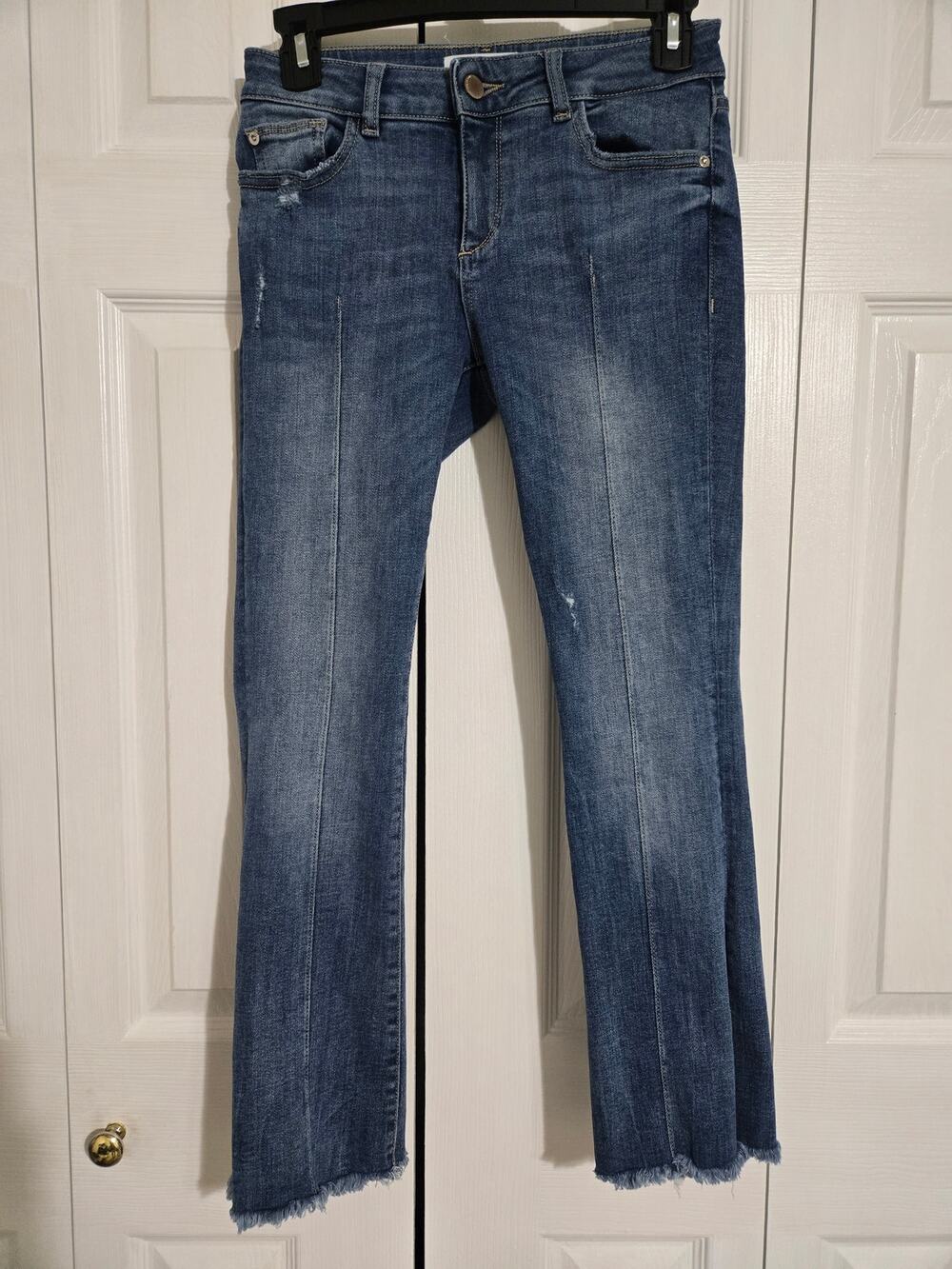 DL 1961 size 25 women's Lara instasculpt cropped flare jeans